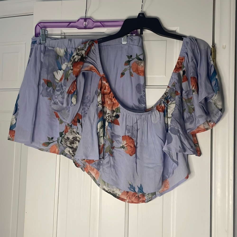 Two piece floral set